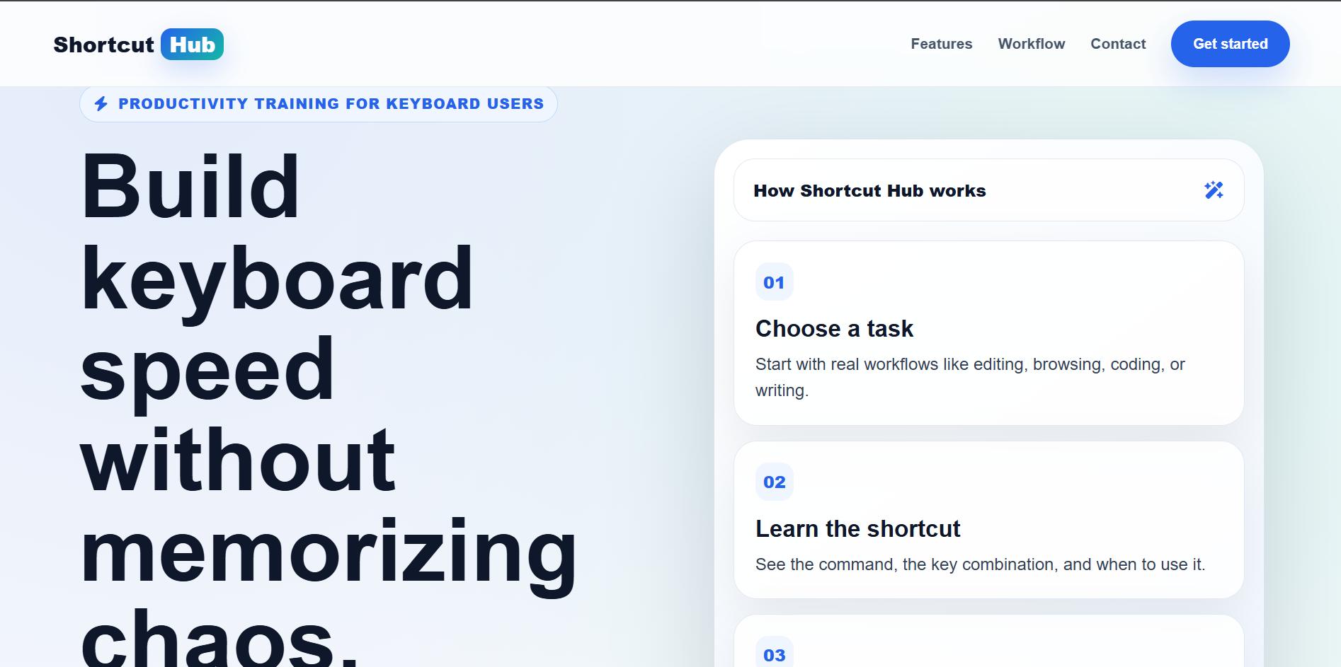 Shortcut Hub project banner